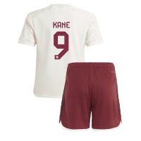 Camiseta Bayern Munich Harry Kane #9 Tercera Equipación Replica 2023-24 para niños mangas cortas (+ Pantalones cortos)